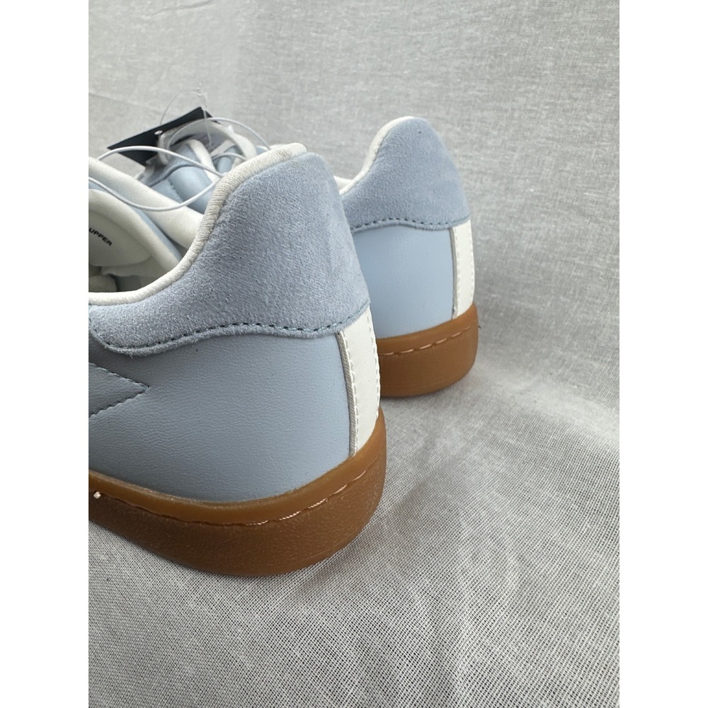 Universal Thread Spencer Light Blue Suede Faux Leather Gum Sole Sneakers 7.5 NEW - Picture 7 of 7
